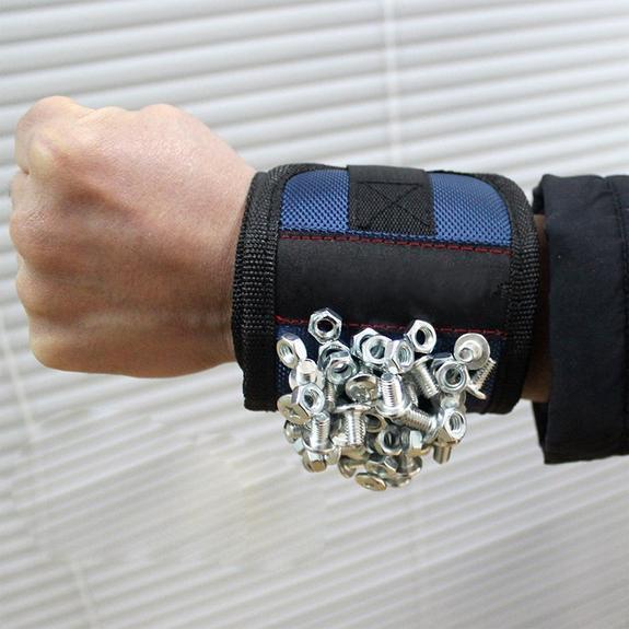 Bracelet magnétique porte-outils