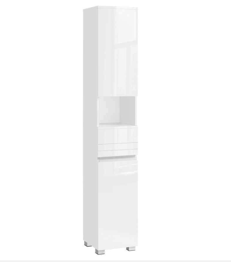 Meuble rangement colonne de salle de bain réglable