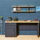 Établi d'Atelier avec Rangements Intégrés 180x82x54cm